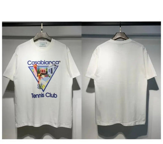 Casablanca Short Sleeved Tennis club T-shirt